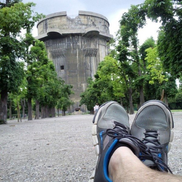 Hitler légvédelmi erődjeinek egyike.