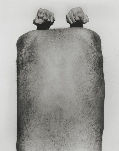 John Coplans; Self Portrait: Back with Arms Above, 1984