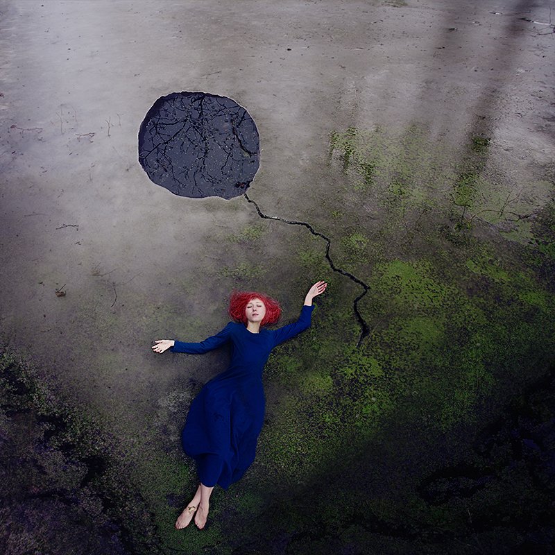 Dreamlike Conceptual Self Portraits Fused with Dance by Kylli Sparre surreal self portait conceptual 