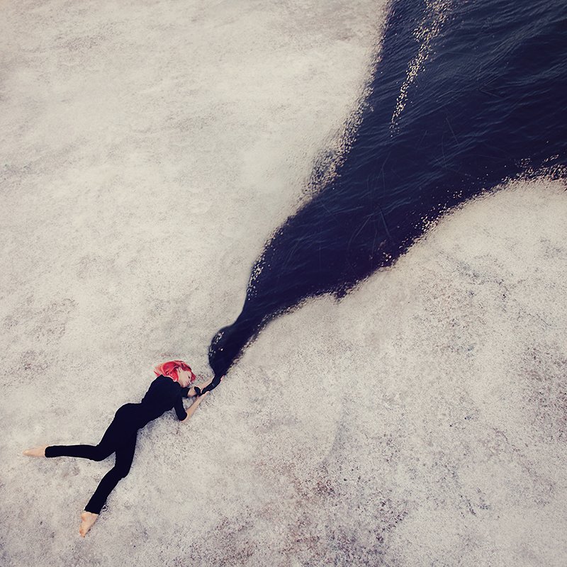 Dreamlike Conceptual Self Portraits Fused with Dance by Kylli Sparre surreal self portait conceptual 