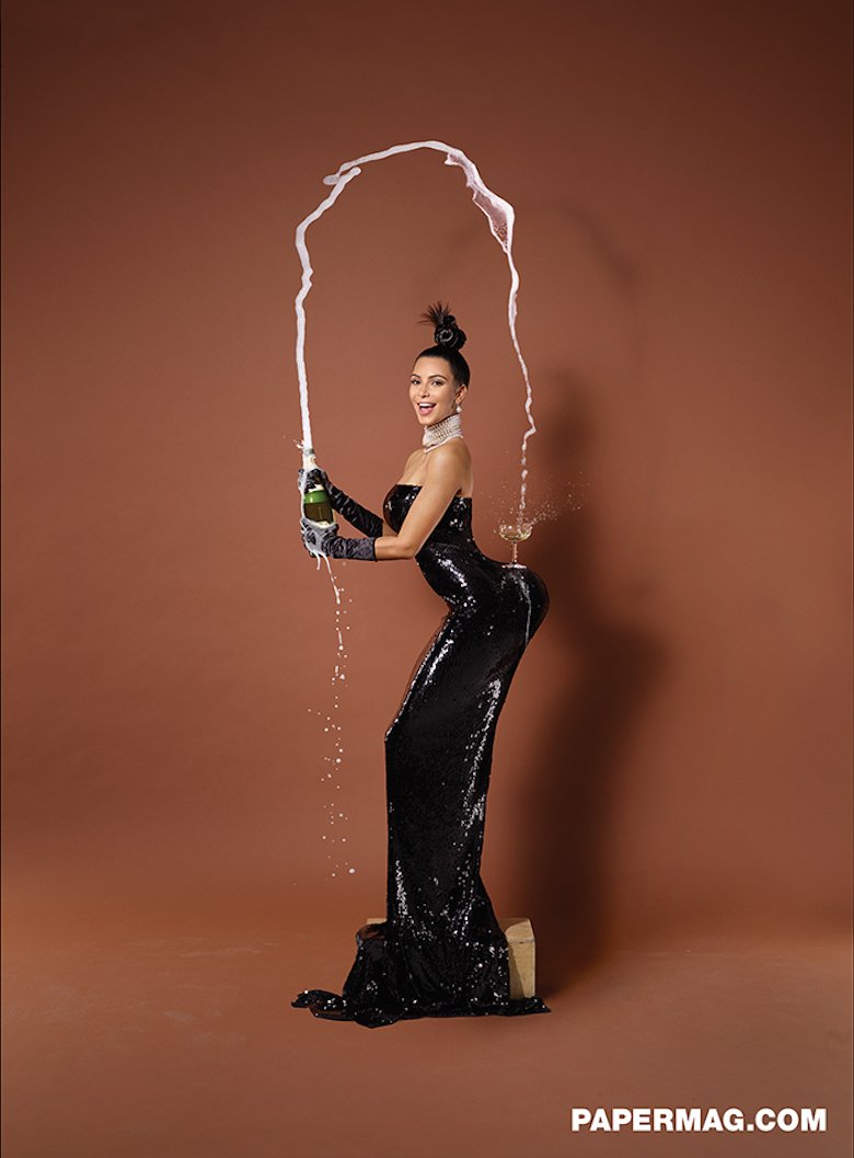 Kim Kardashian by Jean-Paul Goude [NSFW] 1