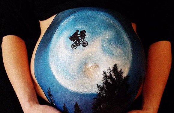 Carrie Preston bump painting extraterrestre